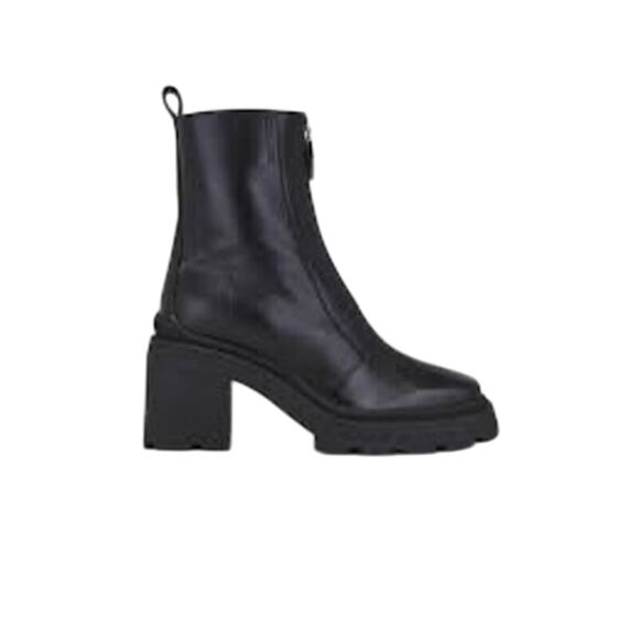 Jimmy Choo NIB Eugenie 80 Lug Sole Boot in Black Size 39 - Picture 1 of 16